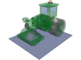 Toy Steamroller 3D Model