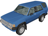Toyota 4Runner (1986) 3D Model preview