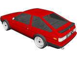 Toyota AE86 (1986) 3D Model preview