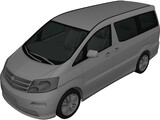 Toyota Alphard 3D Model preview