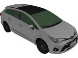 Toyota Avensis Wagon (2017) 3D Model