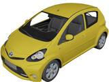 Toyota Aygo (2013) 3D Model preview