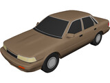 Toyota Camry (1991) 3D Model preview