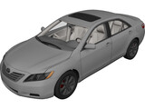 Toyota Camry (2007) 3D Model preview