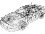 Toyota Celica GT4 WRC 3D Model