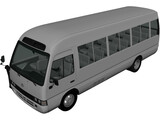 Toyota Coaster (2014) 3D Model preview