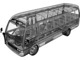 Toyota Coaster (2014) 3D Model
