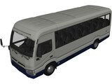 Toyota Coaster (2020) 3D Model preview