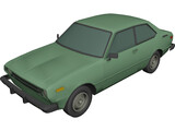 Toyota Corolla (1978) 3D Model preview