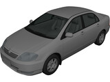 Toyota Corolla (2000) 3D Model preview