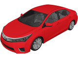 Toyota Corolla (2016) 3D Model preview