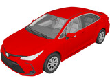 Toyota Corolla (2019) 3D Model preview