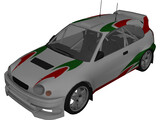 Toyota Corolla WRC (1998) 3D Model preview