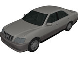 Toyota Crown (2001) 3D Model preview