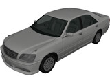 Toyota Crown S170 (2001) 3D Model preview