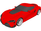 Toyota FT-1 Supra Concept (2014) 3D Model preview