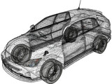 Toyota Harrier Hybrid [Lexus RX] 3D Model