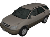 Toyota Harrier 3D Model preview
