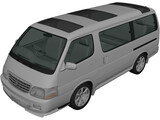 Toyota Hiace (1999) 3D Model preview