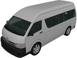 Toyota Hiace (2012) 3D Model preview