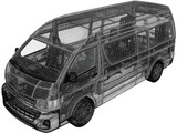 Toyota Hiace (2012) 3D Model