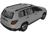 Toyota Highlander (2012) 3D Model