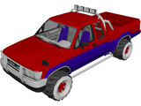 Toyota Hilix SURF Sport 3D Model preview