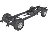 Toyota Hilux Frame (2011) 3D Model preview