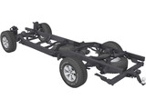 Toyota Hilux Frame (2011) 3D Model
