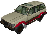 Toyota Land Cruiser (1980) 3D Model preview