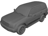 Toyota Land Cruiser (1998) 3D Model preview