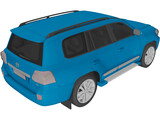 Toyota Land Cruiser (2013) 3D Model