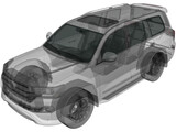Toyota Land Cruiser (2016) 3D Model