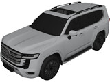 Toyota Land Cruiser 300 (2021) 3D Model preview