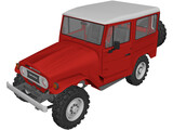 Toyota Land Cruiser FJ40 3D Model preview