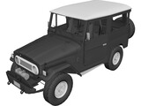 Toyota Land Cruiser FJ40 3D Model preview