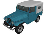 Toyota Land Cruiser [J20] (1958) 3D Model preview