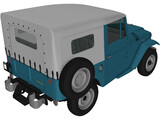 Toyota Land Cruiser [J20] (1958) 3D Model