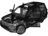 Toyota Land Cruiser [J200] with Interior (2012) 3D Model