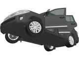 Toyota Land Cruiser [J200] with Interior (2012) 3D Model