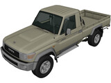 Toyota Land Cruiser [J79] (2007) 3D Model preview