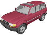 Toyota Land Cruiser J80 (1989) 3D Model preview