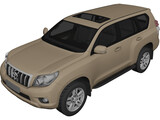 Toyota Land Cruiser Prado 150 (2010) 3D Model preview