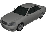 Toyota Mark II (2000) 3D Model preview