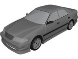 Toyota Mark II (X100) 3D Model preview