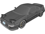 Toyota MR2 (1990) 3D Model preview