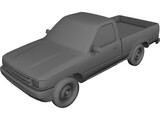 Toyota Pickup (1990) 3D Model preview