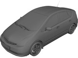 Toyota Prius (2003) 3D Model preview