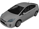 Toyota Prius (2010) 3D Model preview