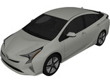 Toyota Prius (2017) 3D Model preview